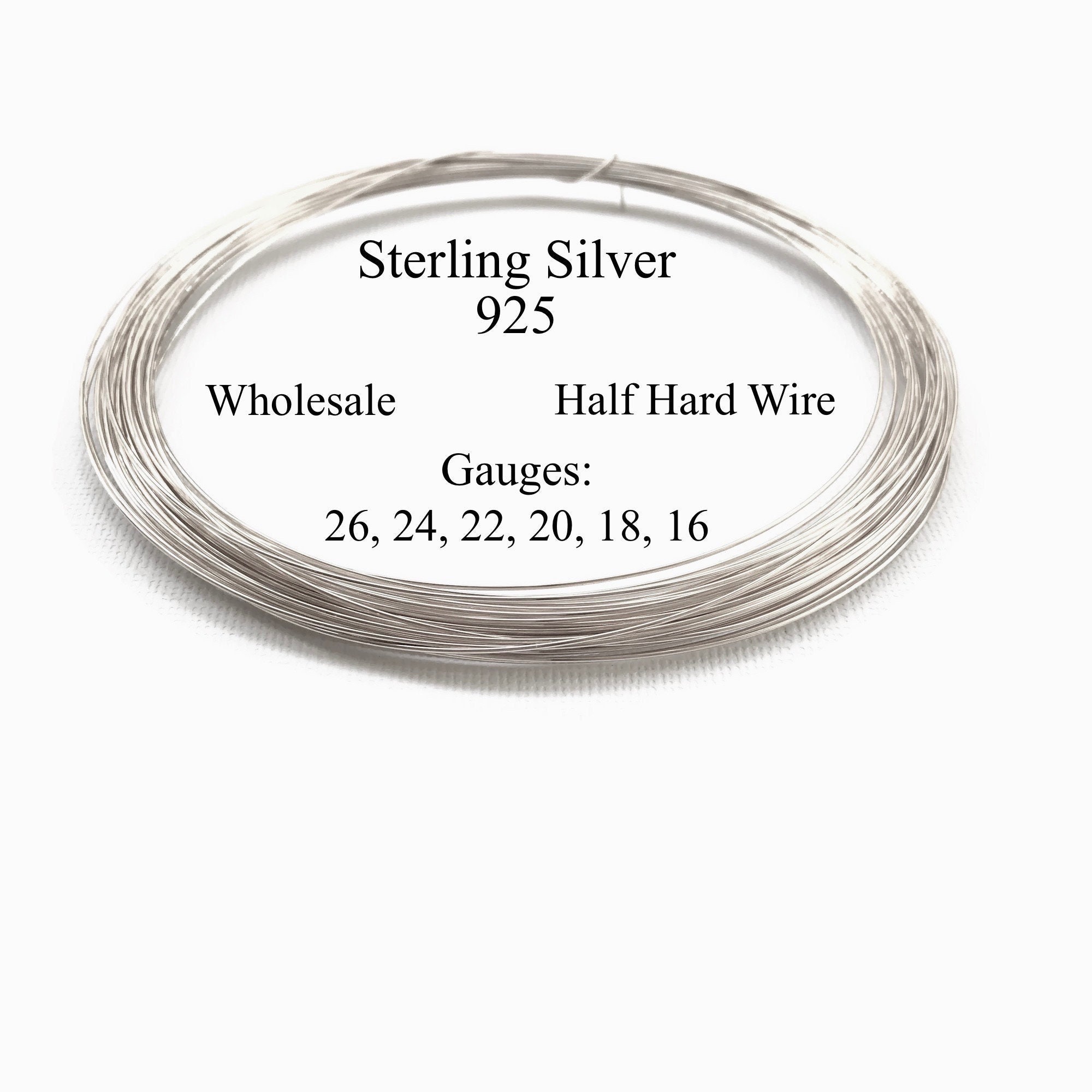 Sterling Silver 24 Gauge Round Wire