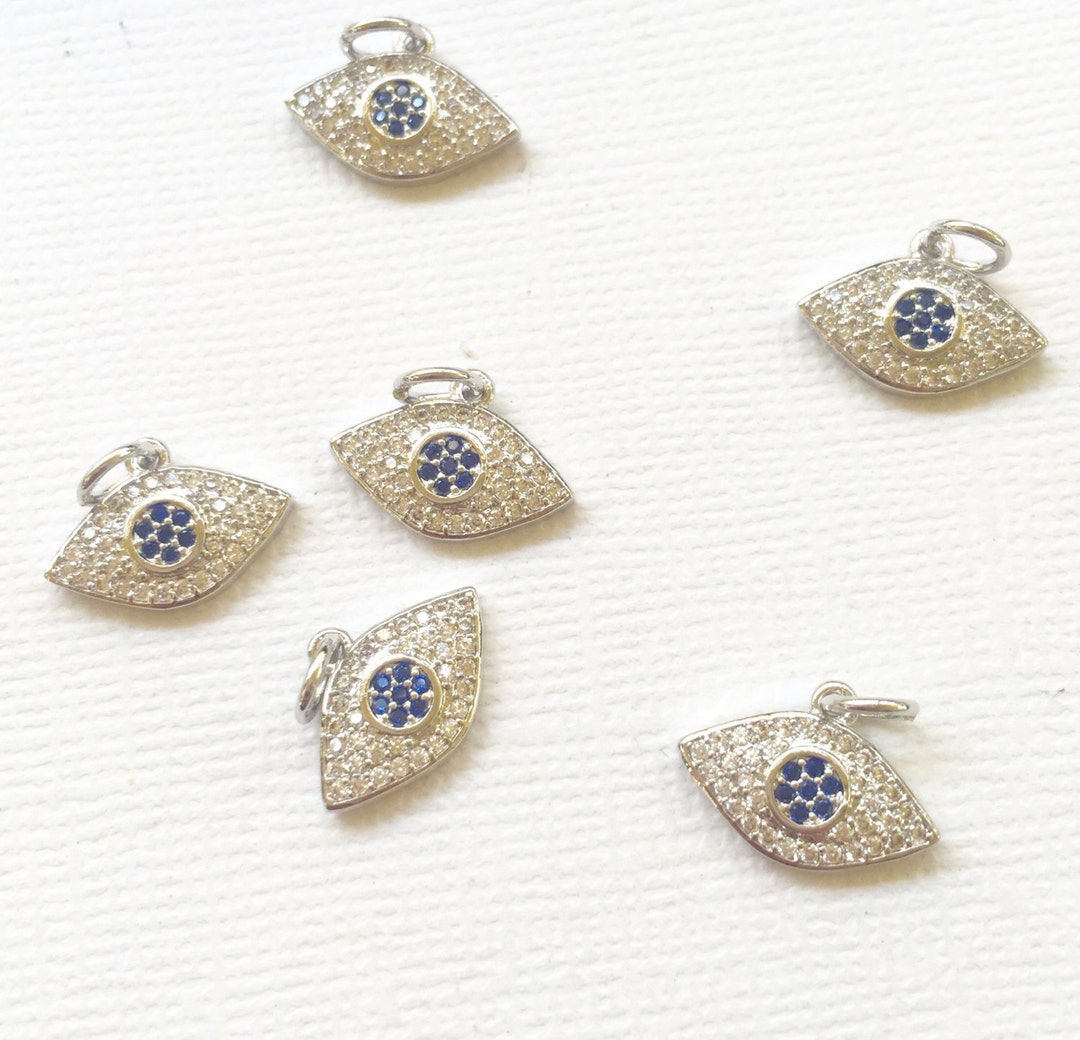 Cadena Ojo Turco Nazar Hamsa Baño Oro Por Metro Bisuteria | Cuotas Sin Interés - Foto 3