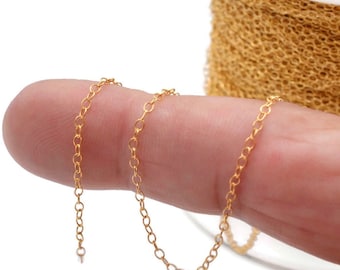 Antiqued Rounded Box Chain Necklace - Made in the USA Antiqued Rounded Box Chain Necklace - Made in the USA