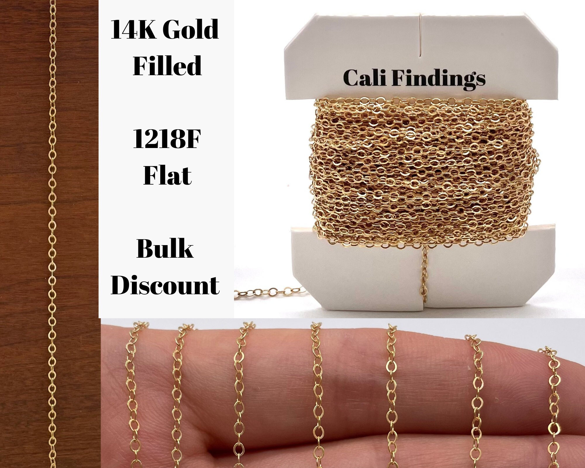 Gold Fill CHAIN, 14k Gold Filled Chain, Necklace Chain Wholesale