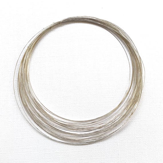 Sterling Silver 26 Gauge Round Half Hard Wire 3016 Made in USA 3 FT