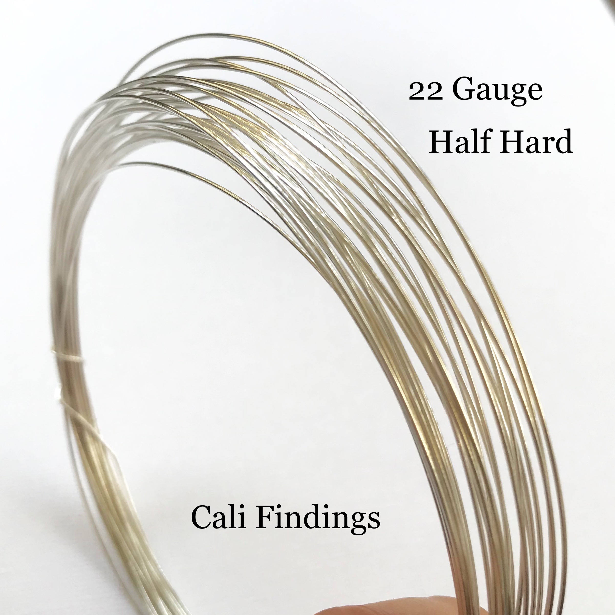 22 Gauge Half Hard Wire (3 Metal Options)