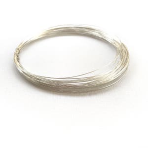Sterling Silver Wire: 26, 24, 22, 20, 18, 16 Gauge/ 925 Sterling Round Half Hard Wire, Wholesale, Bulk Discounts, Made in USA image 5