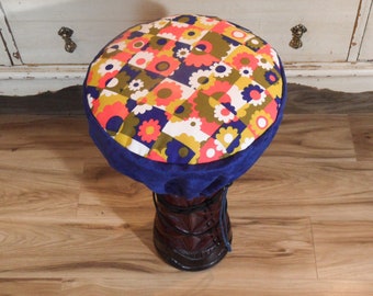 Drum cover, 12 inch drum cover, djembe drum cover, drum hat, Drummer gift, gift for drummer, drum protection, drum cozy