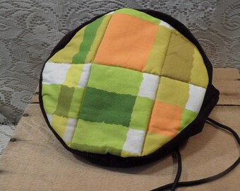 Drum cover, 10 inch drum cover, djembe drum cover, drum hat, Drummer gift, gift for drummer, drum protection, drum cozy
