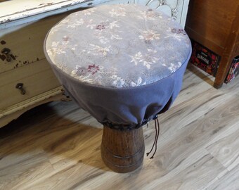 Drum cover, 18 inch cover, 18 inch drum head cover, gift for drummer, Drum hat, Djembe drum cover, Drum cozy, drum protector