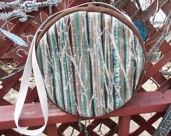 Shaman drum bag, 14 inch carrying case, hoop drum bag, drum bag, frame drum bag, hand drum case, Gift for drummer, drum bag with strap