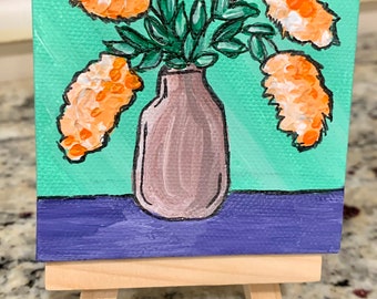 Mini Oranje Bloemen