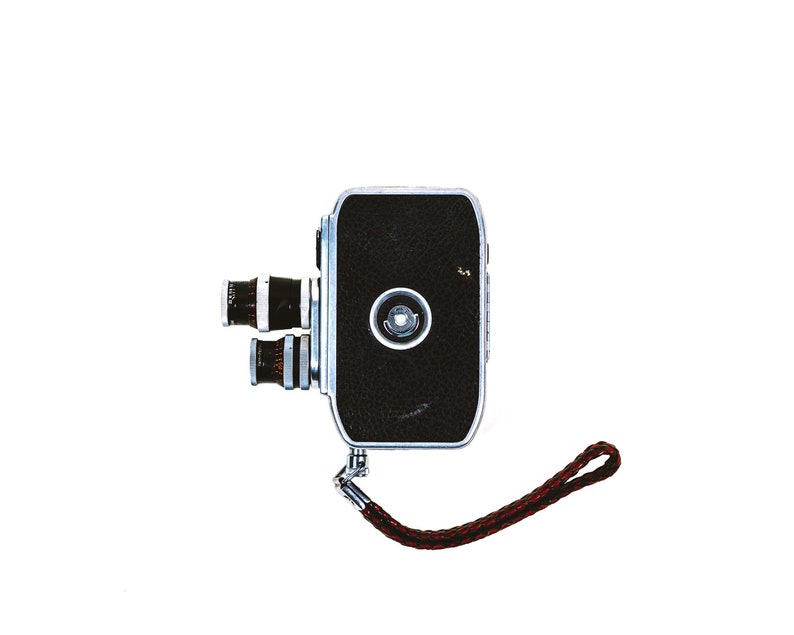 Functional Kern Paillard Bolex B8 8mm Cine Camera Vintage Mid Century