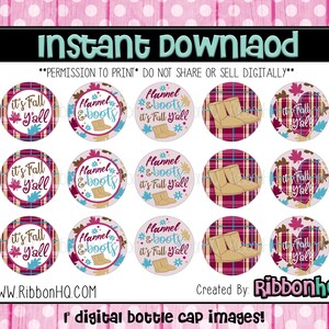 Flannel and Boots- It&#39;s Fall Y&#39;all - Fall BCI- Fall Bottle Caps- Carmandy- Hair Bows- Craft Supplies- M2M BCI- USDR- RibbonHQ