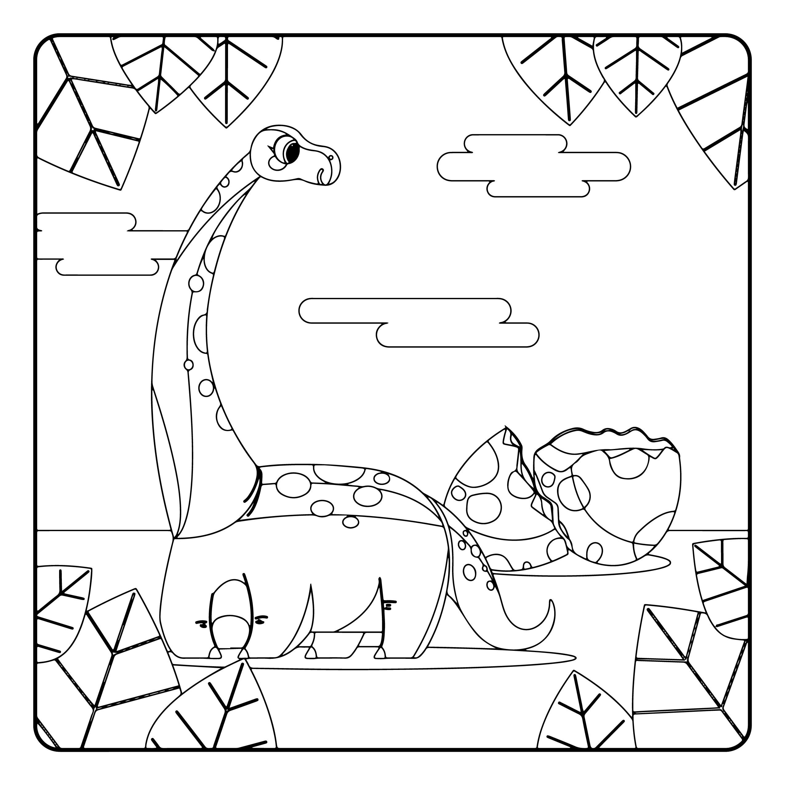 Dino Coloring Pages - Etsy