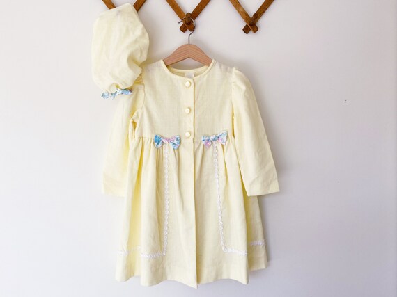 pale yellow dress for little girl