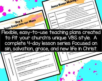 What A Mess Made New VBS Curriculum | Kids Ministry Resource (4-Day Series)