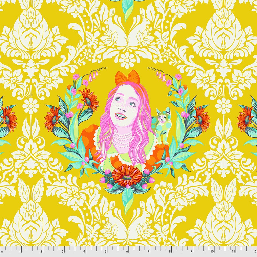 Free Spirit Tula Pink Curiouser & Curiouser Fabric - SUGAR