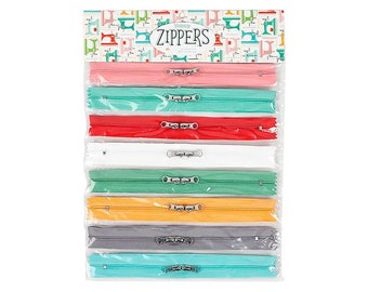 Riley Blake Zippers - My Happy Place Zippers - Lori Holt - Bee in my Bonnet - ST-22902