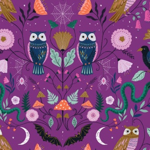Dashwood Studio - Twilight - Owl - TWIL2114 - Cotton Fabric - 1 Yard