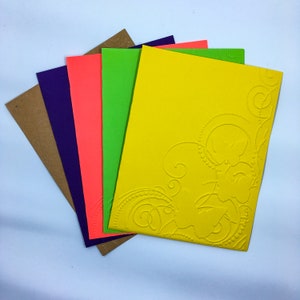 Butterfly Card Bulk set, 5 pack butterfly cards, blank birthday cards, blank bulk cards, office gift, coworker gift, stationary gift
