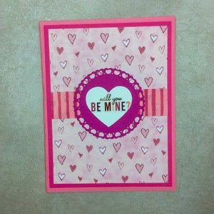 girlfriend valentines card, valentines day card, be mine card, long distance card, valentine&#39;s card, bestie card, girlfriend card, hearts