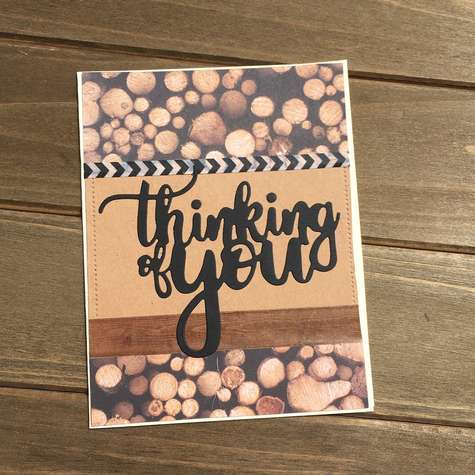Thinking of You Card Masculine Thinking of You Long Distance  Etsy