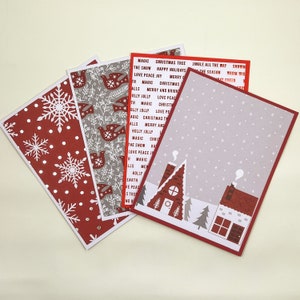 winter cards, christmas card set, pack of cards, card pack, christmas notecards, coworker gift, christmas cards, holiday cards, xmas gift