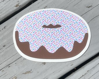 Bright Donut card, doughnut card, sprinkles cards, coworker card, donut birthday card, food card, sprinkles donut card, birthday cards, bday