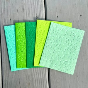 cartes trèfle, jeux de cartes trèfle à 4 feuilles, cartes trèfle en vrac, paquet de 5 cartes, cartes de la Saint-Patrick, jeu de cartes de la Saint-Patrick, Saint-Patrick