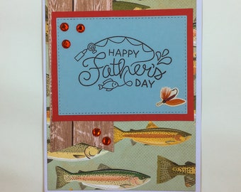Fishing card, Father's day card, Dad father's day card, Grandpa Card, fishing father's day card, fisher father's day card, fisher card