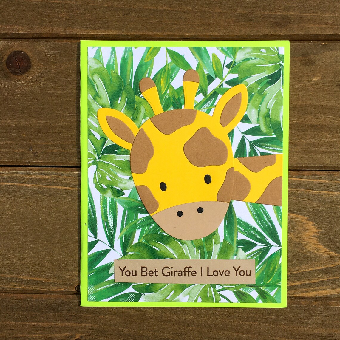 Giraffe Card, Catch up Card, Thinking of You Card, Friendship Card