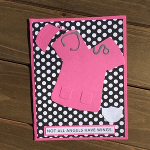 Nurse thank you card, scrub thank you card, nurse appreciation, doctor appreciation, hospital gift, medical thank you