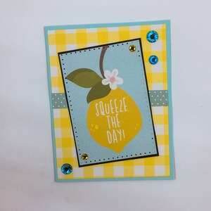 summer card, lemon card, summer lemon card, easy peasy card, lemon squeezy, fruit card, summer fruit card, thinking of you, encouragement