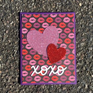 Carte de Saint-Valentin xoxo, carte de galentine, carte de Saint-Valentin, carte de longue distance, carte de Saint-Valentin, carte bestie, carte de petite amie, saint-Valentin