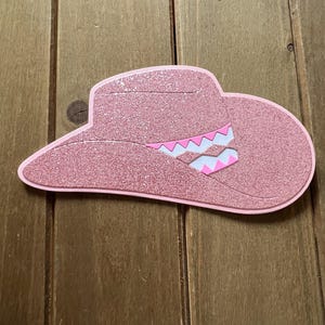 Première carte de rodéo, chapeau de cow-girl rose, baby shower, fête de cow-girl, rodéo bébé, enterrement de vie de jeune garçon, dernier rodéo, carte de cow-girl, salut, petite fille