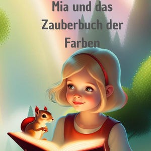 Livre personnalisé pour enfants *Mia et le livre magique des couleurs*
