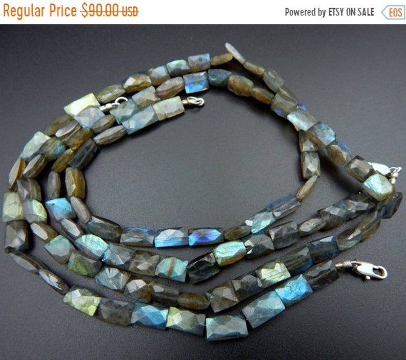 63/%OFF Labradorite Faceted Square Beads Rectangle Shape 9.5x7 To 9x6.mm Approx New Arrival Top Quality Wholesale Price