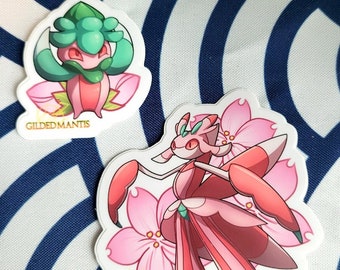 Fomantis | Lurantis 2" + 3" Vinyl Sticker