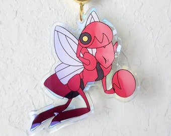 Scizor Bug Pokemon Tunnel Gauge Earring