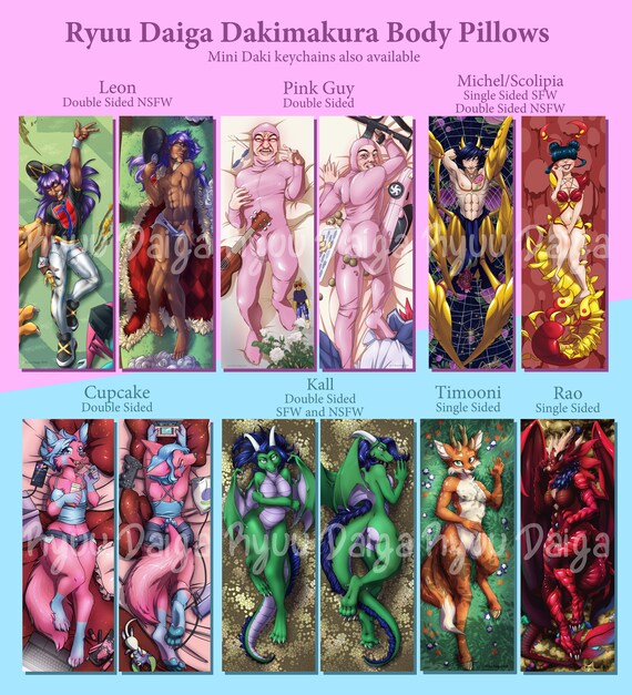 Pink Guy Filthy Frank Dakimakura Body Pink Guy Mini Dakimakura Body Pillow