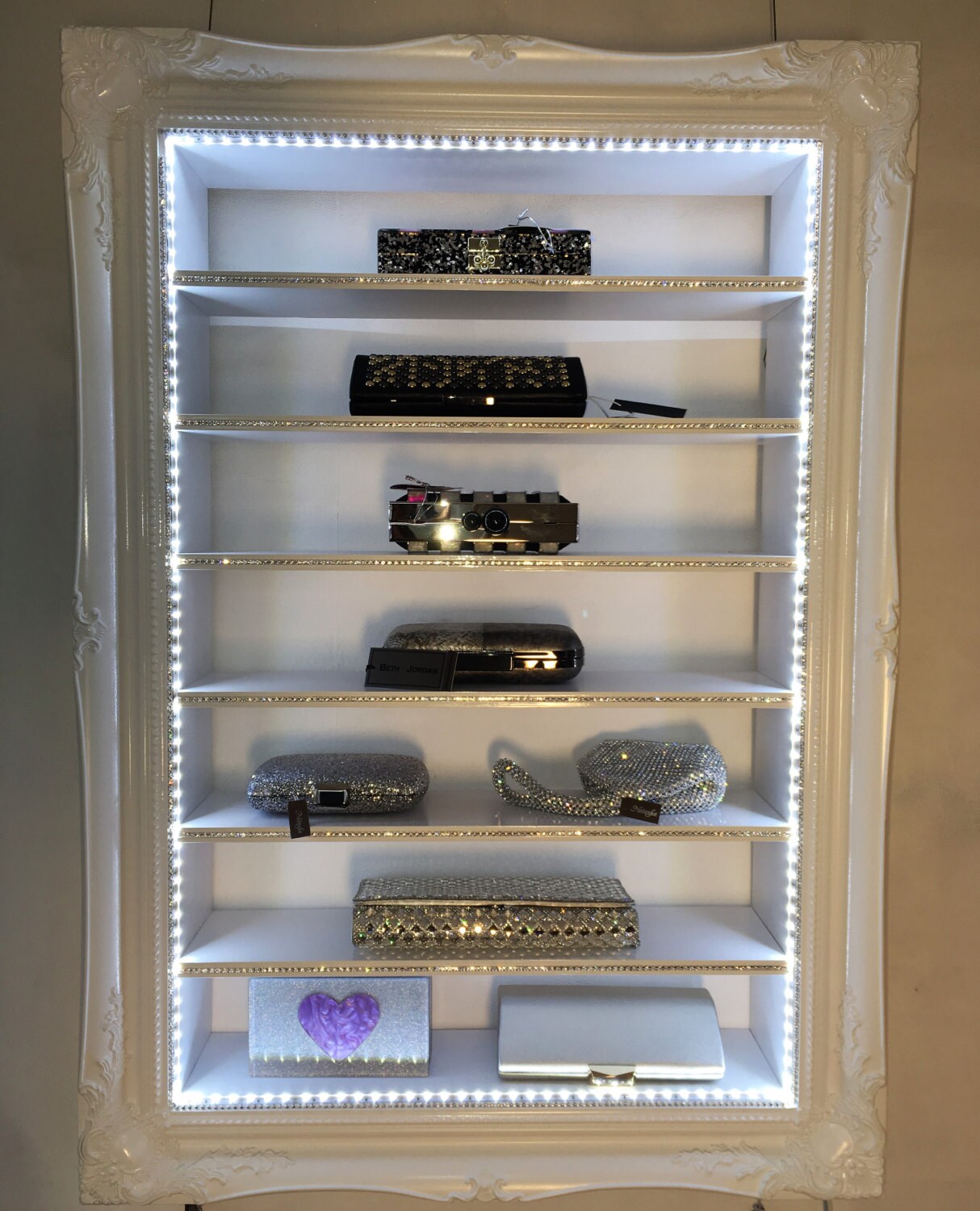 Bridal shop wedding boutique accessories display Etsy