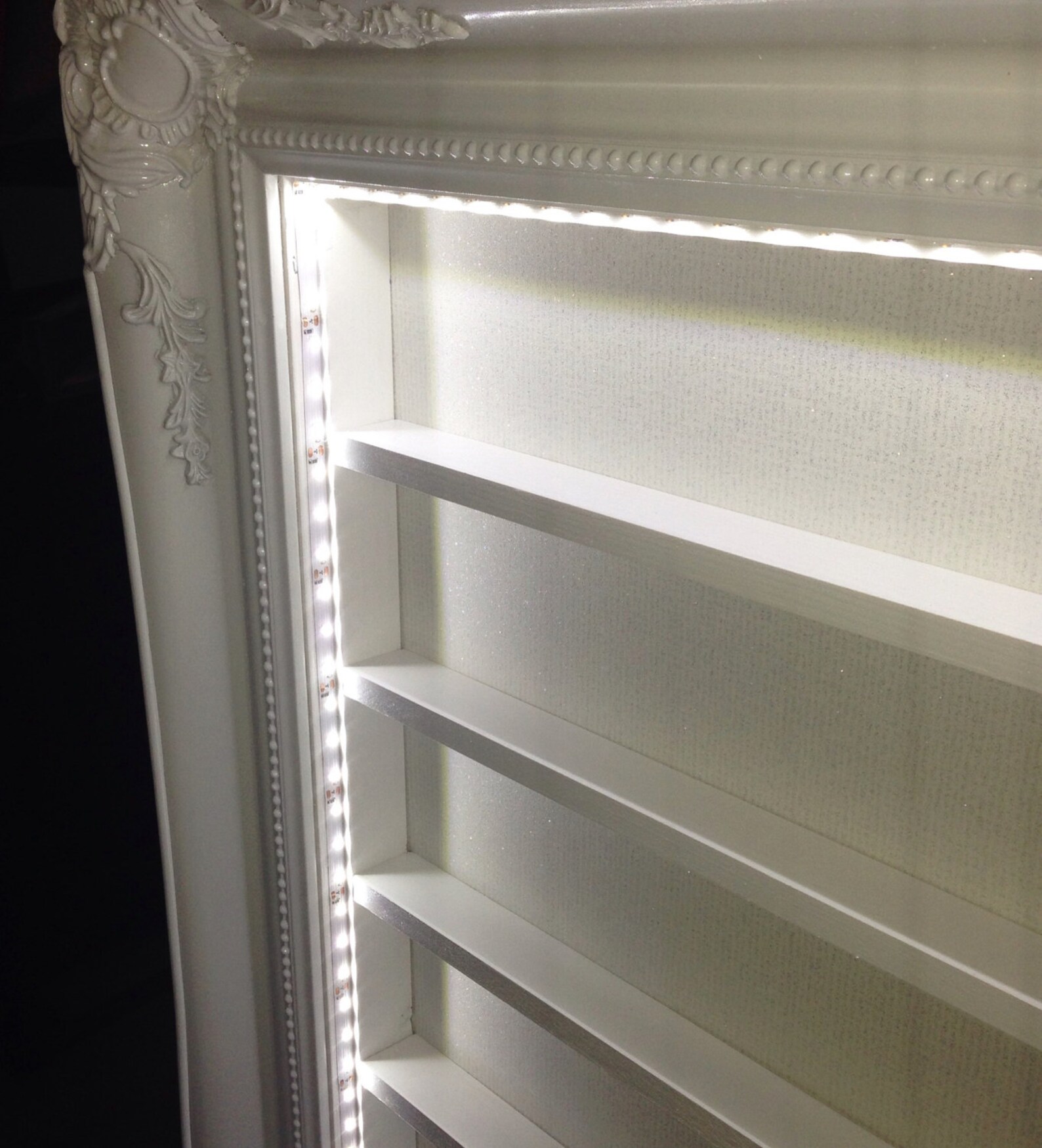 White Nail Polish Rack Very Large French Baroque Style with Etsy