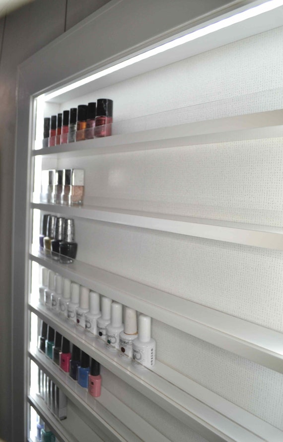 Use Nail Polish Wall Rack for Our Craft - Splitcoaststampers