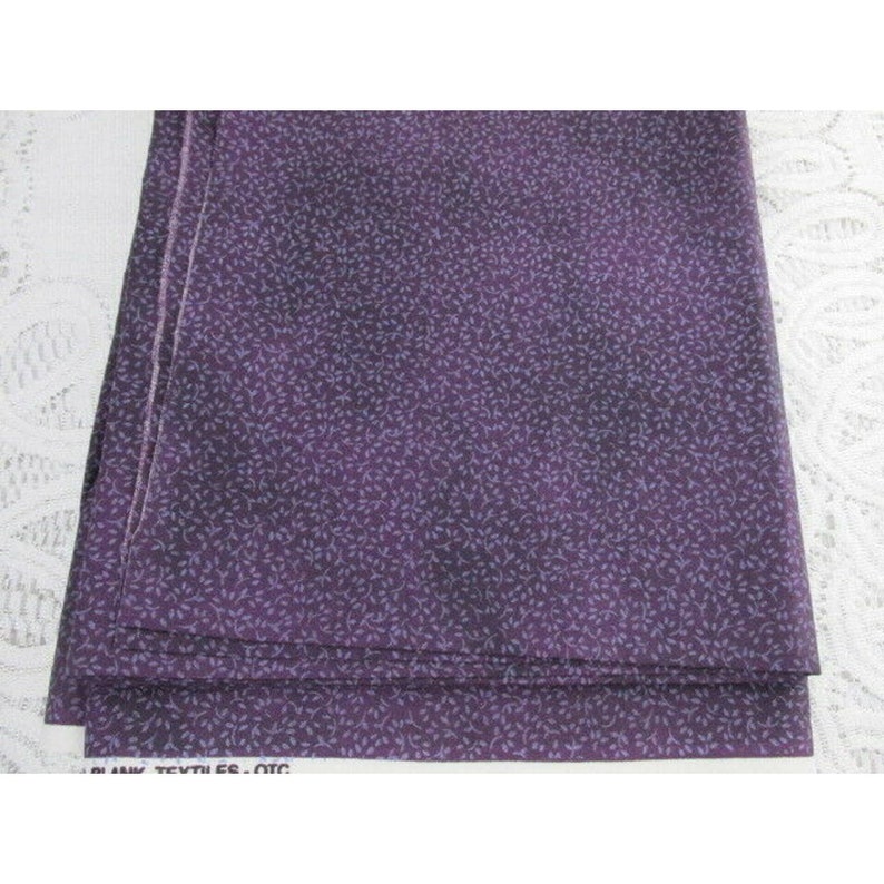 Blank Textiles OTC Cut Purple Leaf Marble 2002 Quilting Fabric image 10