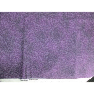 Blank Textiles OTC Cut Purple Leaf Marble 2002 Quilting Fabric image 6