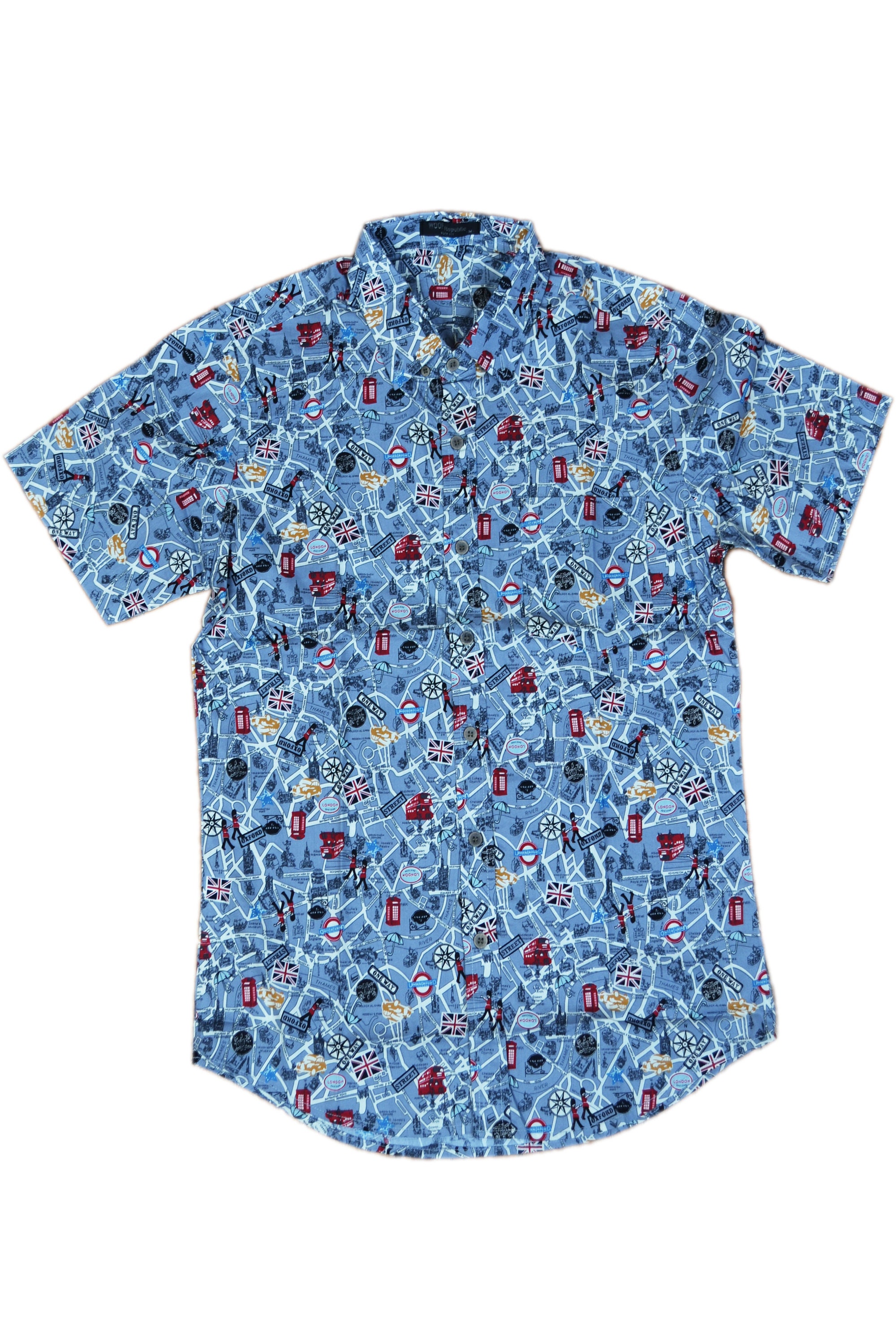 Union Jack Full Print Hawaiian Shirt Gl 