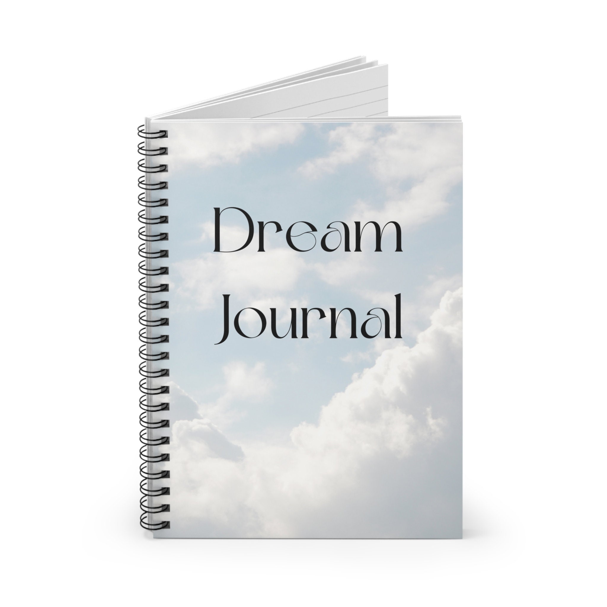 Dream Journal Clouds Heaven Diary Spiral Bound Lined Book Lines ...