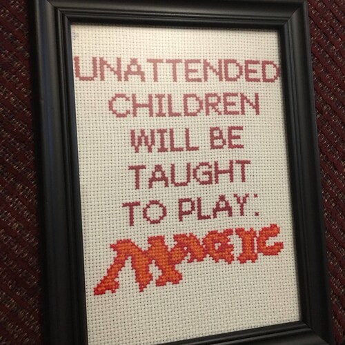 Magic the Gathering Inspired Cross Stitch Etsy