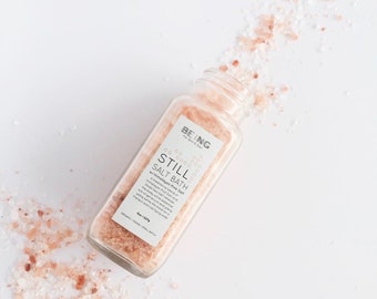 Relaxing Bath Salts | Handmade with Rose Essential oil & Pink salts | Softens skin | Soothing Bath Soak | Spa Gift for Her, Bridesmaid