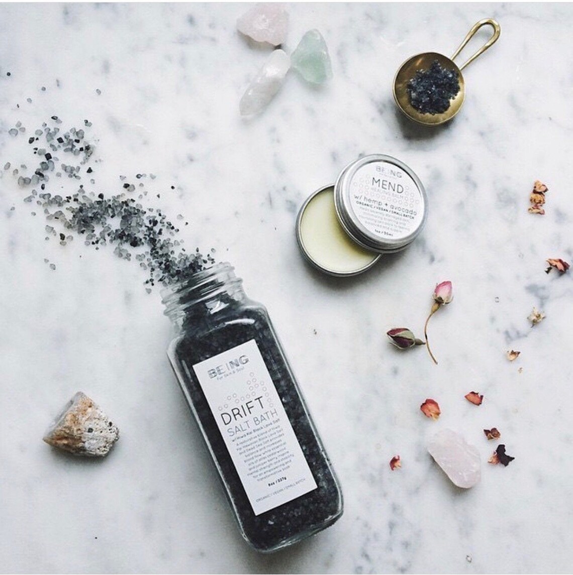 Detox Bath Salts for Aromatherapy Black Lava Soaking Salts Etsy