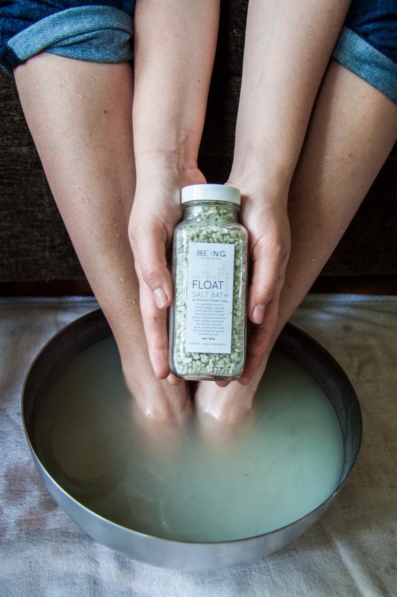 Bath Salts Spa Gift Set Collection Allnatural Vegan Etsy