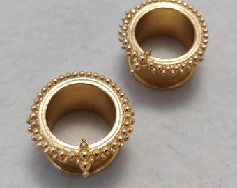 Zen Brass Tunnels ⎜ 4 - 12 mm