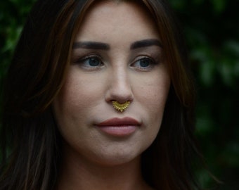 Tribal Septum Jewelry Gold Ancient